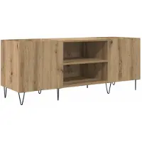 vidaXL Platenkast Artisan Eiken 121 x 38 x 48 cm