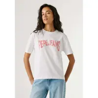 Pepe Jeans Shirt 'Maca' oranje / wit