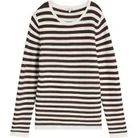 Tom Tailor Trui bruin / wit