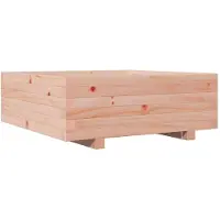 vidaXL Plantenbak 70x70x26,5 cm massief douglashout