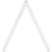 vidaXL Kinderbedhuisje 209x95,5x88 cm massief grenenhout wit