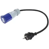 Pricenet Verloopkabel Van Schuko-stekker Naar Cee 40 Cm 16a / 230 V