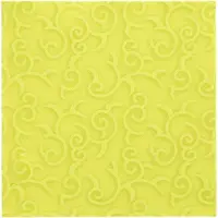 Papstar 5x 50 Servetten ROYAL Collection 1/4 vouw 40 cm x 40 cm lime Casali