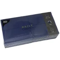 Papstar 6x 150 Servetten DAILY Collection 1/8 vouw 32 cm x 32 cm donkerblauw