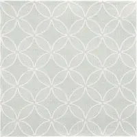 Papstar 5x 50 Servetten ROYAL Collection 1/4 vouw 40 cm x 40 cm jade groen Circle Flowers