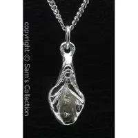 MOOYE ® - Collectie Zilveren Vagina ketting hanger