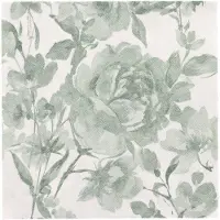 Papstar 5x 50 Servetten ROYAL Collection 1/4 vouw 40 cm x 40 cm donkergroen Rose