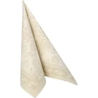 Papstar 50 Servetten ROYAL Collection 1/4 vouw 40 cm x 40 cm champagne Arabesque