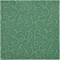 Papstar 5x 50 Servetten ROYAL Collection 1/4 vouw 40 cm x 40 cm donkergroen Casali