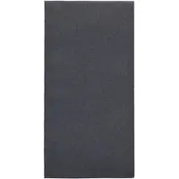 Papstar 5x 50 Servetten ROYAL Collection 1/8 vouw 40 cm x 40 cm zwart