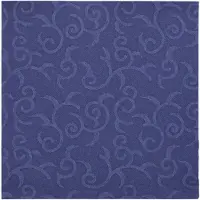 Papstar 5x 50 Servetten ROYAL Collection 1/4 vouw 40 cm x 40 cm donkerblauw Casali