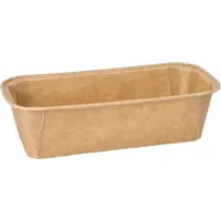 Papstar 8x 25 Bakvormpjes hoekig 523 ml 5 cm x 85 cm x 188 cm bruin