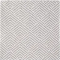 Papstar 5x 50 Servetten ROYAL Collection 1/4 vouw 40 cm x 40 cm grijs Elegance