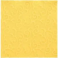 Papstar 5x 50 Servetten ROYAL Collection 1/4 vouw 40 cm x 40 cm geel Casali