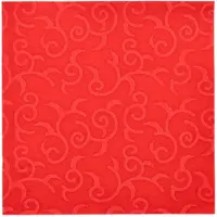 Papstar 5x 50 Servetten ROYAL Collection 1/4 vouw 40 cm x 40 cm rood Casali