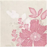 Papstar 5x 50 Servetten ROYAL Collection 1/4 vouw 40 cm x 40 cm fuchsia Annabel