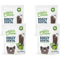Edgard & Cooper Doggy Dental Appel - Hondensnacks - 4 x S