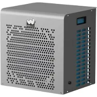 W'eau full Inverter Zwembad Warmtepomp - Zwembad Verwarming - Pool Heater - Energiezuinig - Warmtepomp - Electrisch - 6kW - Staal - Grijs