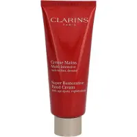Clarins Super Restorative Age-Control Handcrème, Crème, Voor dames, Universeel, Anti-aging, Anti-rimpels, Verstevigend, Voedend, Volumegevend, Voedend,..., 100 ml, Tube