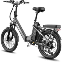 Fafrees F20 Flex Opvouwbare Elektrische Fiets – 36V 25Ah Accu, 120km Bereik, 7-Speed Shimano, Dubbel Geveerd, Torque Sensor – Zwart