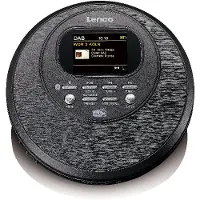 Lenco CD-500BK - Draagbare CD-speler met DAB+/FM-radio en Bluetooth - Zwart