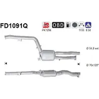 As FD1091Q Roetfilter (DPF)