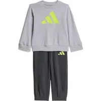 Adidas Trainingspak 'ESSENTIALS' antraciet / lichtgrijs / appel