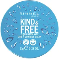 Rimmel Kind & Vrij Reinigende Brow Wax #001-doorschijnend 8 gr