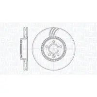 MAGNETI MARELLI 361302040528 Remschijf