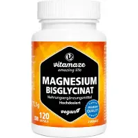 Vitamaze GmbH Magnesiumbisglycinaat 750 mg, veganistische capsules, 120 stuks