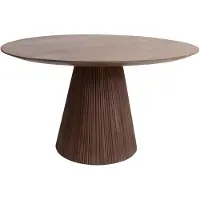 Giga Meubel Eettafel Salvador Walnoot Rond 130cm
