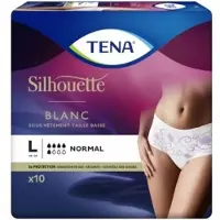 Tena Silhouette Normal Wit - Lage Taille Large - 12 pakken van 10 stuks