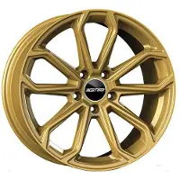 Gmp Litá velgen, merk , model FURIOSA, afmetingen 10x22 inch, steekmaat 5x112, et-waarde 19, kleur goud