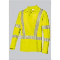 Bp 2133 Poloshirt Lange Mouwen Hoge Zichtbaarheid Uv-bescherming | Maat: M