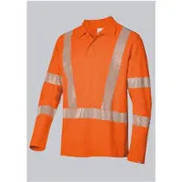 Bp 2133 Poloshirt Lange Mouwen Hoge Zichtbaarheid Uv-bescherming | Maat: 3XL