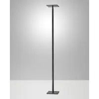 FABAS LUCE Ideaal - Verstelbare zwarte LED-staande lamp van metaal, H. 180 cm, - Geïntegreerde 35 W LED-lamp, CCT (3000 K, 4000 K, 5000 K, 6000 K)