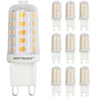 HOFTRONIC™ 10x G9 LED Lamp - 3 Watt 300 lumen - 4000K Neutraal wit - 230V - Vervangt 30 Watt T4 halogeen