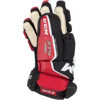 CCM - Jetspeed FT4 - Pro - IJshockeyhandschoenen - Kinderen - Zwart - Rood - Wit - 12