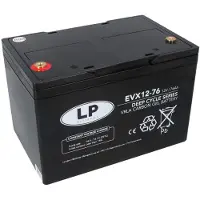 Landport EVX12-76 / EVX12076 Deep Cycle Carbon AGM Gel accu (12V, 76 Ah, T6 terminal)