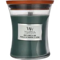 Woodwick Candle Mint Leaves &amp; Oak