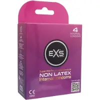 Exs inwendig condoom - latexvrije vrouwencondoom (4 stuks)