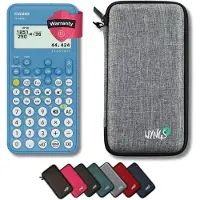 Casio fx-82NL incl. WYNGS Beschermhoes Lichtgrijs - Wetenschappelijke Rekenmachine - Basis Pakket