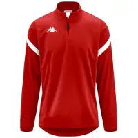 Kappa Dolvole Half Zip Sweatshirt Rood M Man