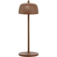 Zafferano Oplaadbare en dimbare CIRCE Corten led tafellamp