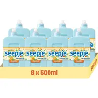 Seepje Afwasmiddel - 8 x 500ML - Sinaasappel - Voordeelverpakking