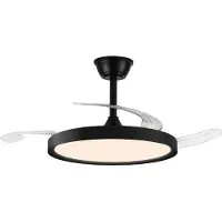 CristalRecord - Plafondventilator Polaris Ø 106 cm zwart