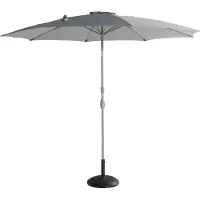 Hartman parasol r300cm - grijs polyester - slinger