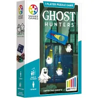SmartGames Ghost Hunters - Compact Logisch Denkspel - 60 Educatieve Spokenjager Uitdagingen - Reisspel & Solospel - Vanaf 6 Jaar