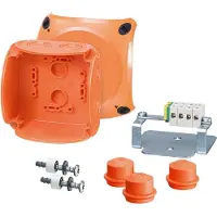 Hensel FK 0402 Aftakkast (l x b x h) 70 x 104 x 104 mm Oranje IP65, IP66 1 stuk(s)