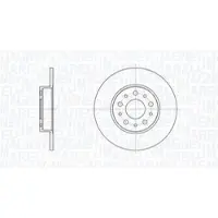 MAGNETI MARELLI 361302040379 Remschijf